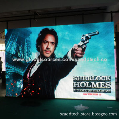 P7.62mm Indoor Full-color LED Display, Installed in France, for Circus Background Use